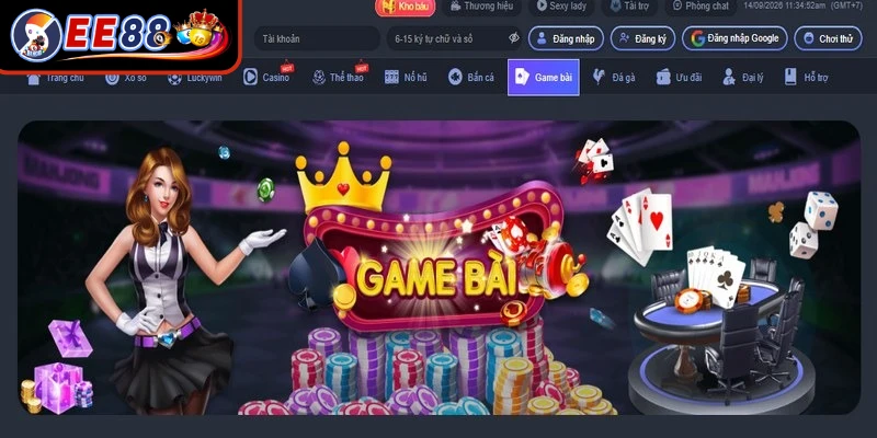 Game bài EE88 là nơi quy tụ hàng trăm tựa phẩm giải trí hiện đại, hấp dẫn